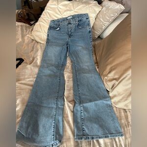 Good American Blue Flare & Wide Leg Jeans